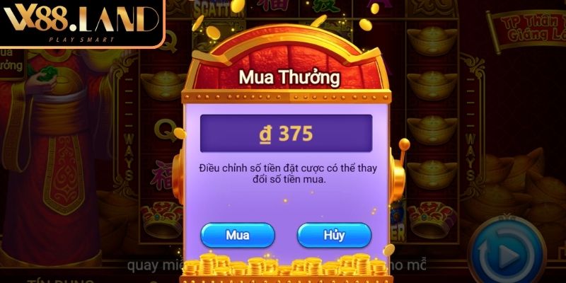 Cơ chế chơi nổ hũ Thần Tài Giáng Lâm VX88